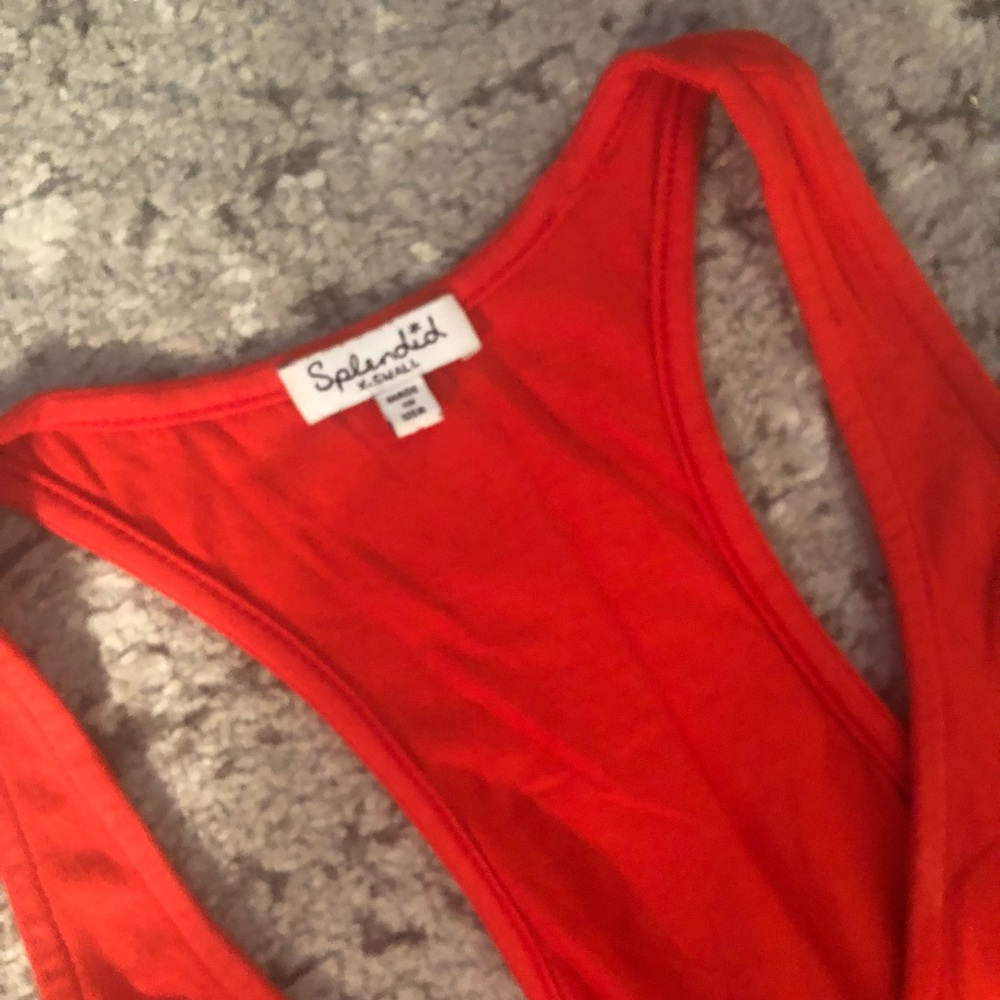 Casual red maxi dress